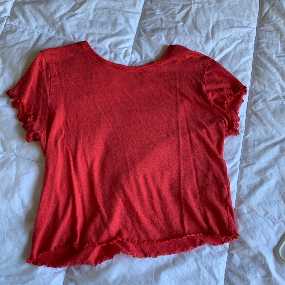 Ruched hem crop top from pacsun